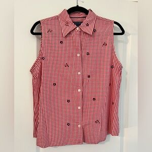 Mountain Lake Red Gingham Button Down Shirt